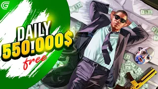 How To Earn 550.000$ Daily FREE...😍| BunnyIsLive | GTA 5 Grand RP EN3