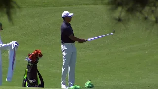 Tiger Woods Short Game Prepping for the 2022  Masters