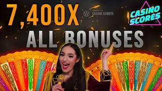 Crazy time big win today, OMG! 7,400X All Bonuses !! 3000,2000,700,700,700,300 ! 2000X Re-upload !!