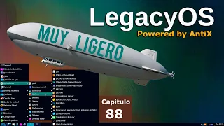 LegacyOS para PC de BAJOS RECURSOS, nueva vida y velocidad para PCs antiguas