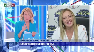 Giorgia Meloni a Pomeriggio Cinque intervistata da Barbara D'Urso. Non perdetela!