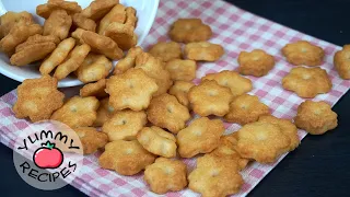 Easy Homemade Cheese Crackers Recipe 🧀 Crispy Cheese Crackers