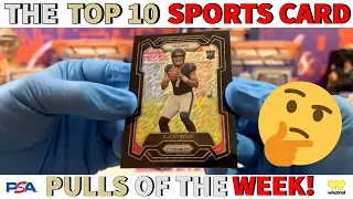 PRIZM FOOTBALL RELEASE WEEK! 🚨| Top 10 Sports Card Pulls Of The Week | EP 130