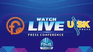 Beretta Famila Schio v ZVVZ USK Praha - Press Conference | EuroLeague Women 2022-23