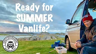 How we prepare for summer in our VW campervan