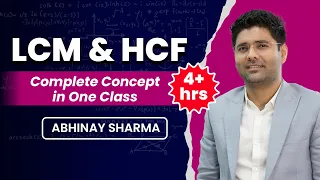 LCM & HCF | SSC Abhinay Maths| Complete LCM HCF For All SSC 2023 Exams| LCM HCF Class By Abhinay Sir