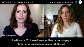 I-BOYCOTT Société Générale / Bank exit / Divest /  Video 2