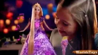 2011 º Disney Tangled Sing & Glow Rapunzel Doll Commercial