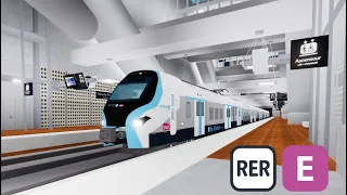 Depart et arrivée du RER NG (Z58000)| Roblox