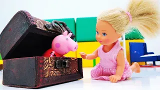 O sonho da Evi Love e o baú mágico! Novelinha de Barbie para meninas