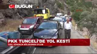 PKK TUNCELİ'DE DÜĞÜN KONVOYUNU KESTİ