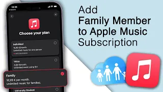 How to Add Family Member to your Apple Music Subscription! [iOS]