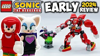 Knuckles' Guardian Mech Review! 2024 LEGO Sonic the Hedgehog Set 76996