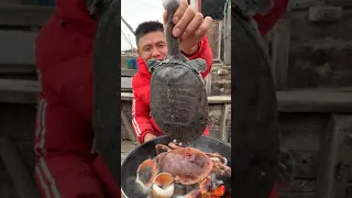 Amazing Eat Seafood Lobster, Crab, Octopus, Giant Snail, Precious Seafood🦐🦀🦑Funny Moments 193