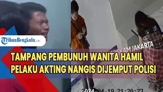 Tampang Pembunuh Wanita Hamil di Kelapa Gading, Pelaku Akting Nangis Dijemput Polisi: Saya Gak Tahu