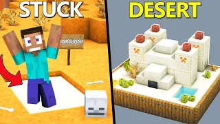 15 Build Hacks to UPGRADE Desert in Minecraft