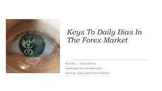 ICT Forex Lesson - Keys To Daily Bias In The Forex Market