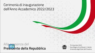 Varese , cerimonia di inaugurazione dell'anno accademico 2022-2023 dell'Università degli studi de…