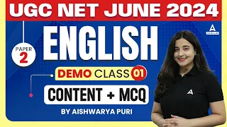 UGC NET English Literature Classes #1 | UGC NET English Literature by Aishwarya Puri