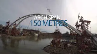 Walterdale Second Arch Lift Time Lapse