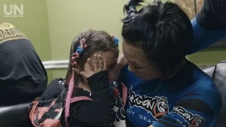 FIGHT MOM | Michelle Waterson With Daughter Araya Post-Fight