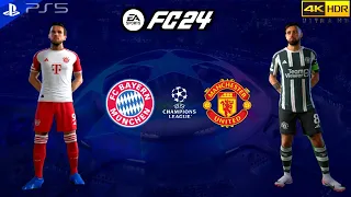 EA Sports FC 24 - Bayern Munich Vs Manchester United | UEFA Champions League PS5 [4K 60FPS +HDR]