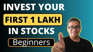 First 1 Lakh Investment In Stocks In India For Beginners