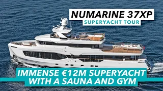 Immense €12m superyacht with a sauna and gym | Numarine 37XP yacht tour | Motor Boat & Yachting