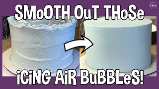 Air Bubbles In Your Icing?  Don't Throw It Away!  Do This Instead