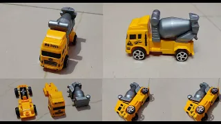 KIDS PLAY WITH TOYS RC CEMENT MIXER TRUCK!! concrete mixer |  construction vehicles |pranavkidsgames