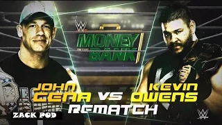 JOHN CENA VS KEVIN OWENS CHAMPION VS CHAMPION MONEY IN THE BANK 2015