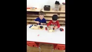 Apple Montessori School in Hoboken Binomial Cube Game
