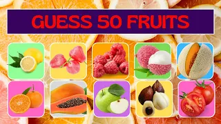 Guess the Fruit in 9 Seconds 🍍🍓🍌 | 50 Different Types of Fruit