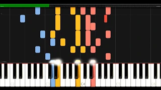 Organ Concerto in A Minor - BWV 593 - J.S. Bach - Synthesia HD 60 fps