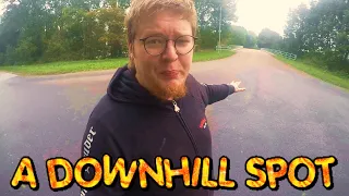 LONGBOARDING NOOB BOMBS HILL ON LANDYACHTZ EVO 40