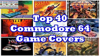 Top 40 Commodore 64 Game Covers