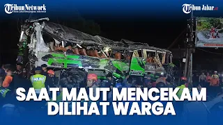 DETIK-DETIK Kecelakaan Maut di Subang Setelah Turunan Emen Kata Saksi Mata, Maut di Bus SMK Depok