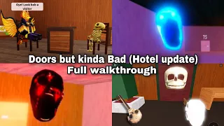 [Roblox] Doors but kinda Bad (Hotel update) Full Gameplay