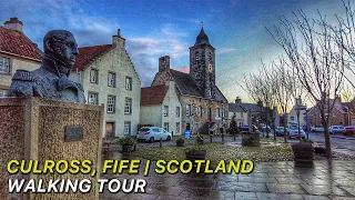 Early Morning December Walk Through The Beautiful Village of Culross, Fife | Scotland in 4K