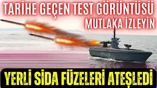 YERLİ SİDA "MARLIN" SALVO FÜZE ATTI ! YUNANİSTAN AYAĞA KALKTI ! MÜTHİŞ TESTİ MUTLAKA İZLE !