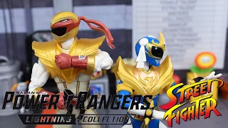 Power Rangers x Street Fighter Lightning Collection Ryu & Chun-Li Figure Review!