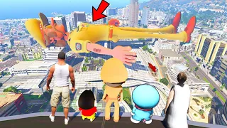 Shinchan and Franklin Found Biggest Singham in GTA 5