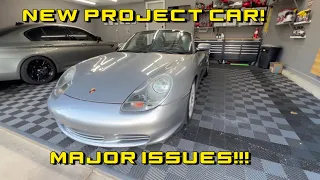 986 Boxster S 550 Spyder Project Car! Major Issues! Mistake or best project yet?