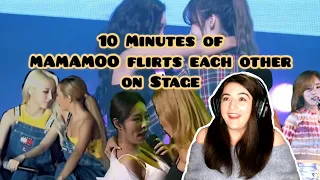 10 Minutes of Mamamoo Flirts Each Other On Stage Reaction