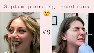Septum piercing reactions #1