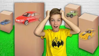 Mystery boxes challenge - Mark find new cars