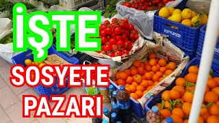 Çakırlar Sosyete Pazarı Meyve Sebze Fiyatları Pazar Gezisi Antalya Tatil street market in Antalya