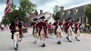 Colonial Williamsburg Senior Corps Fifes and Drums Graduation March, 2023-07-14