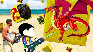 GTA 5 : SHINCHAN & FRANKLIN Opening BIGGEST "DRAGON" LUCKY BOXES in GTA 5! (GTA 5 mods)