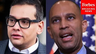 Hakeem Jeffries Laces Into 'Serial Fraudster' George Santos